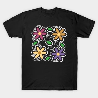 Flying Flowers T-Shirt